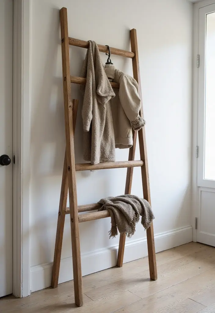 21 Clothes Organization Hacks That Will Change Your Closet Forever (You Won't Believe #10!) - 8. Use a Ladder for High Shelves