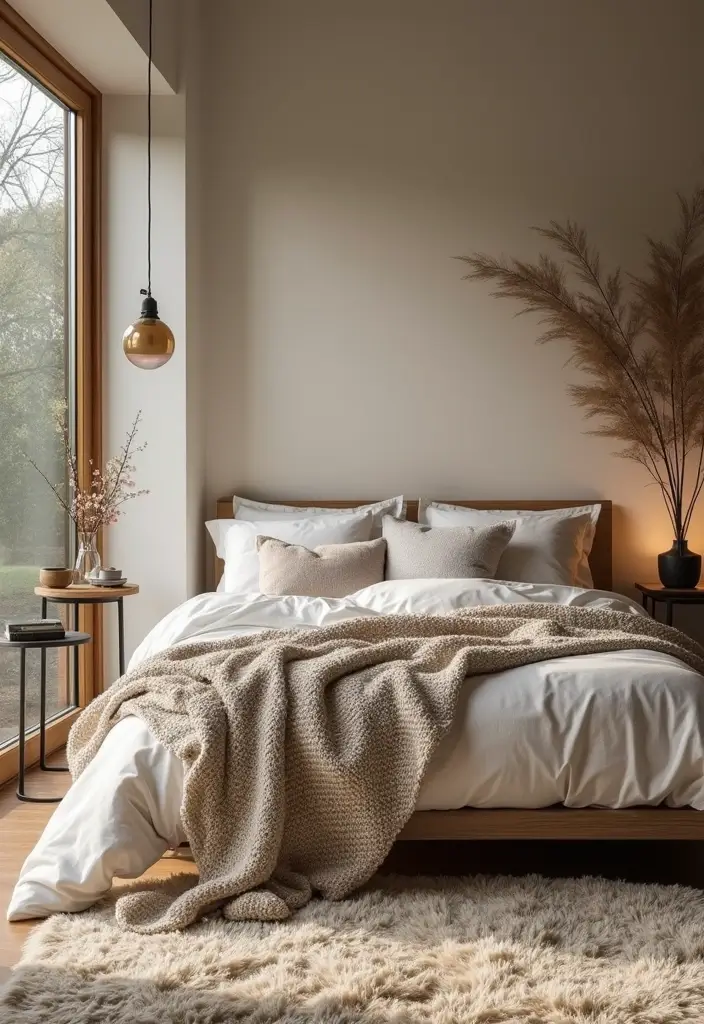 24 Adorable Bedroom Ideas That'll Make You Swoon! (You Won't Believe #10!) - 11. Layered Textures