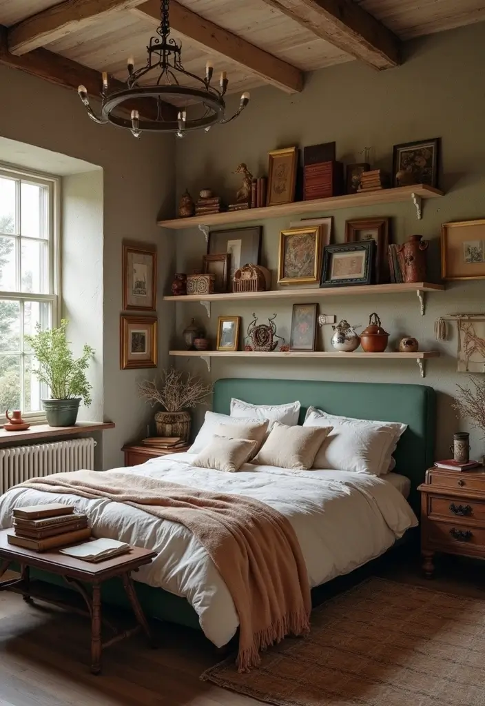 24 Adorable Bedroom Ideas That'll Make You Swoon! (You Won't Believe #10!) - 20. Vintage Displays