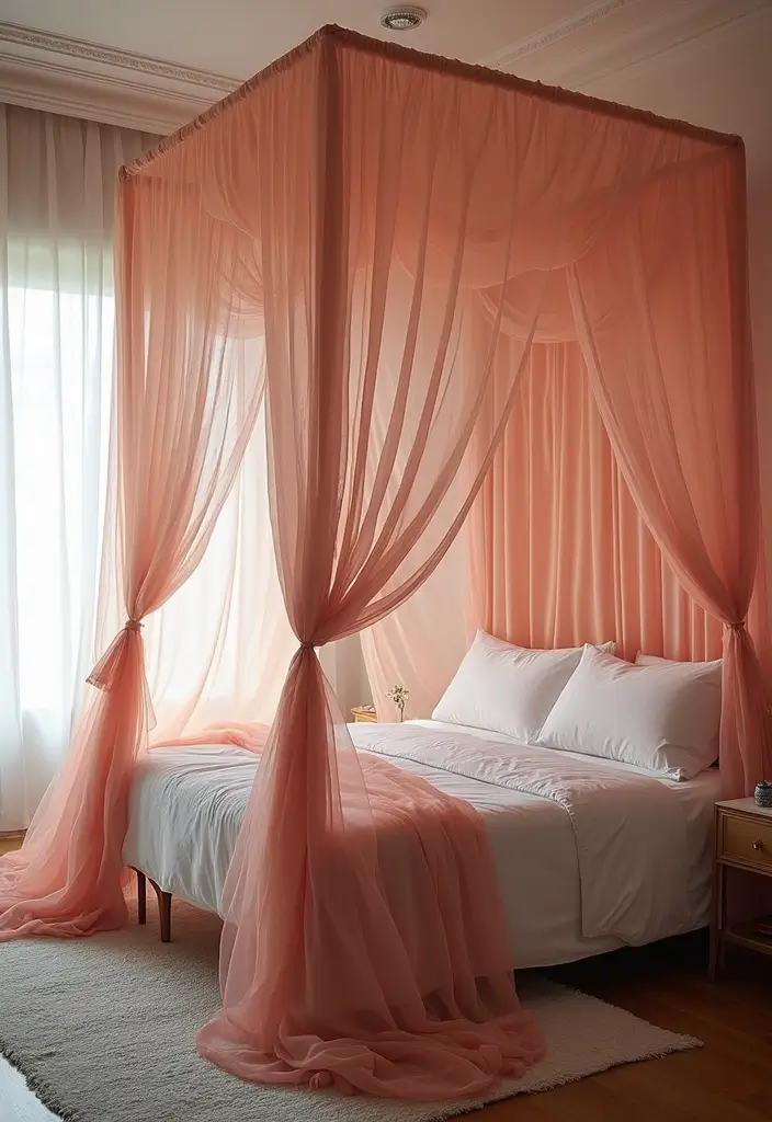 24 Adorable Bedroom Ideas That'll Make You Swoon! (You Won't Believe #10!) - 24. Layered Canopies