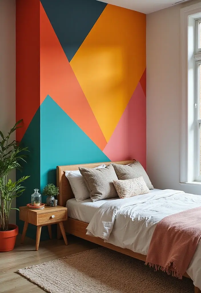 24 Adorable Bedroom Ideas That'll Make You Swoon! (You Won't Believe #10!) - 3. Colorful Accent Walls