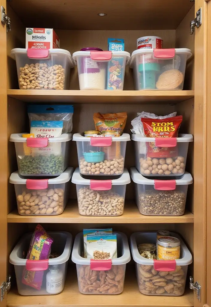 24 Cupboard Organization Hacks That Will Change Your Life Forever (You Won't Believe #5!) - 12. Stackable Bins for Versatility