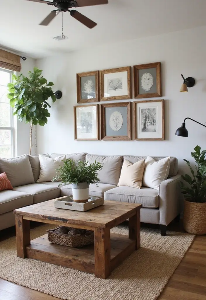 25 Epic Minecraft Living Room Ideas That Will Transform Your Space Into a Gamer's Paradise! - 10. Rugged Wooden Accents