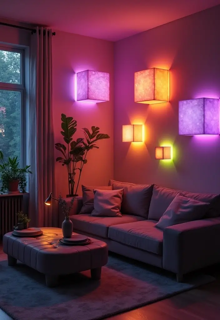 25 Epic Minecraft Living Room Ideas That Will Transform Your Space Into a Gamer's Paradise! - 9. Block-Lighting Fixtures