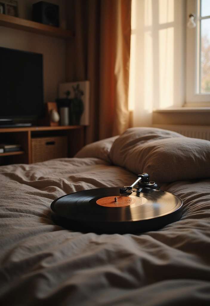 25 Romantic Bedroom Ideas for Couples That Will Ignite the Spark! (Don't Miss #17!) - 12. Soft Music Corner