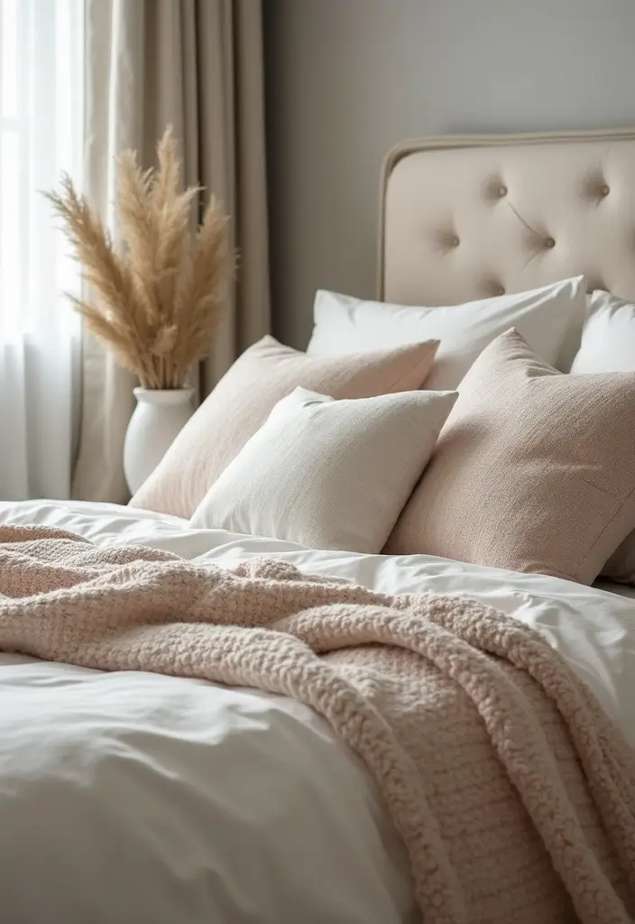 25 Romantic Bedroom Ideas for Couples That Will Ignite the Spark! (Don't Miss #17!) - 21. Soft Throw Pillows