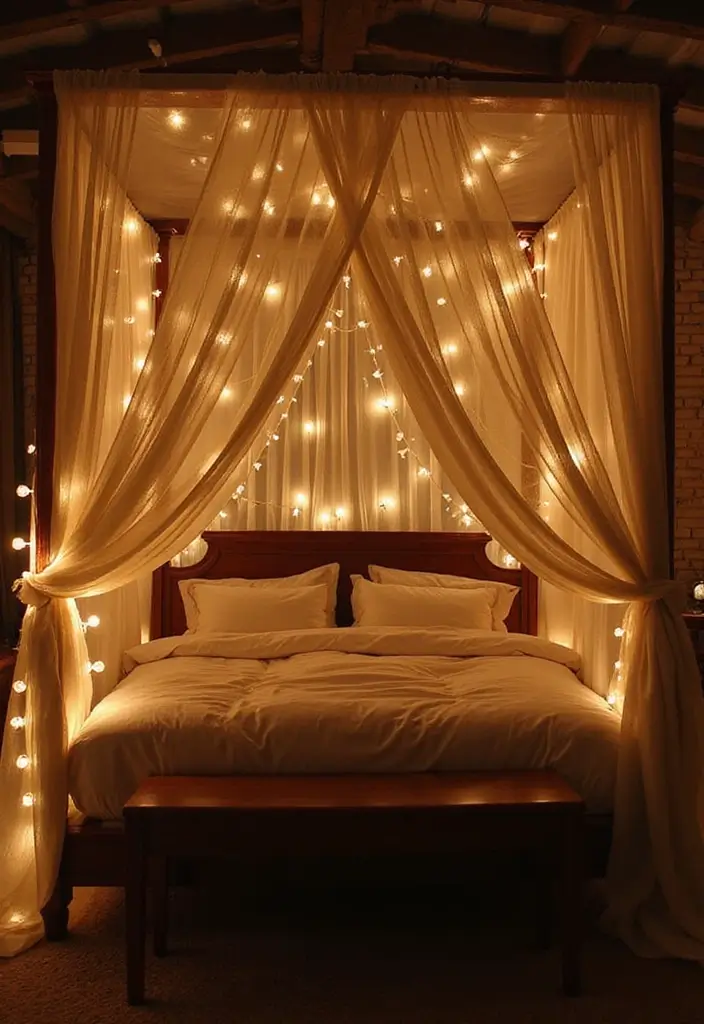 25 Romantic Bedroom Ideas for Couples That Will Ignite the Spark! (Don't Miss #17!) - 4. Canopy Beds for the Win