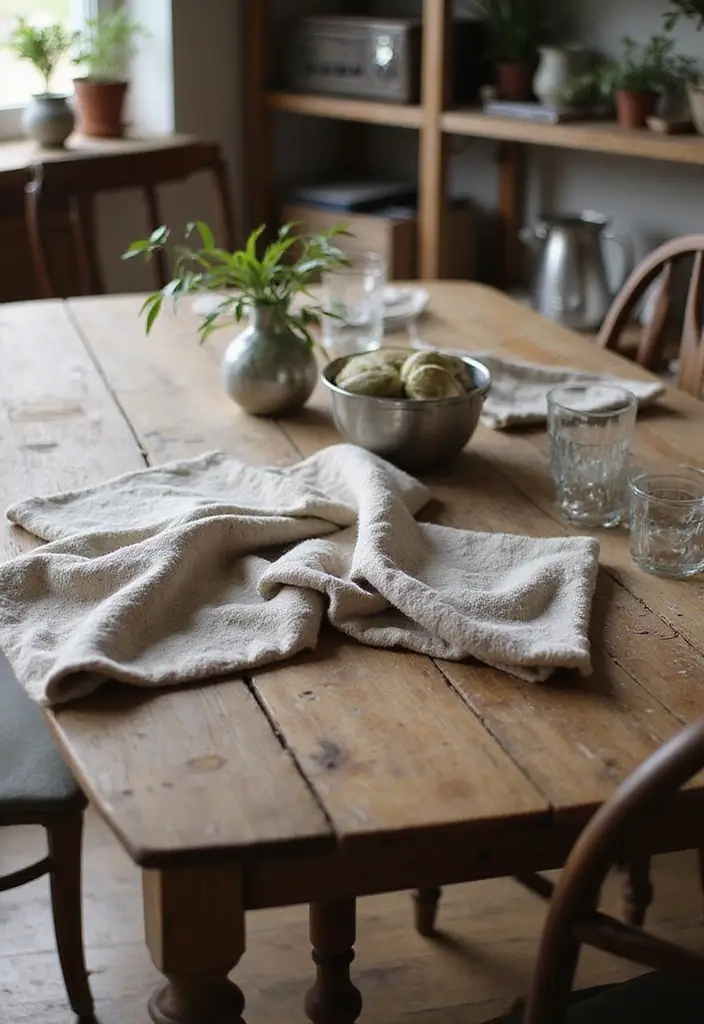 25 Stunning Kitchen Table Centerpiece Ideas That Will Leave Your Guests Speechless! - 12. Layered Textures