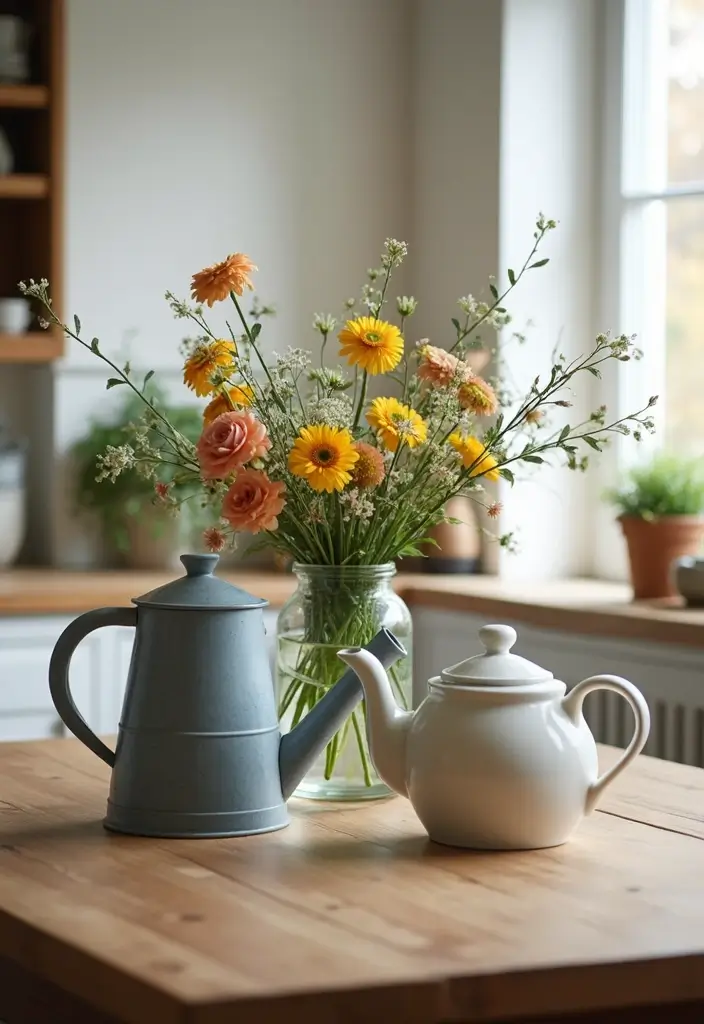 25 Stunning Kitchen Table Centerpiece Ideas That Will Leave Your Guests Speechless! - 20. Unique Vases