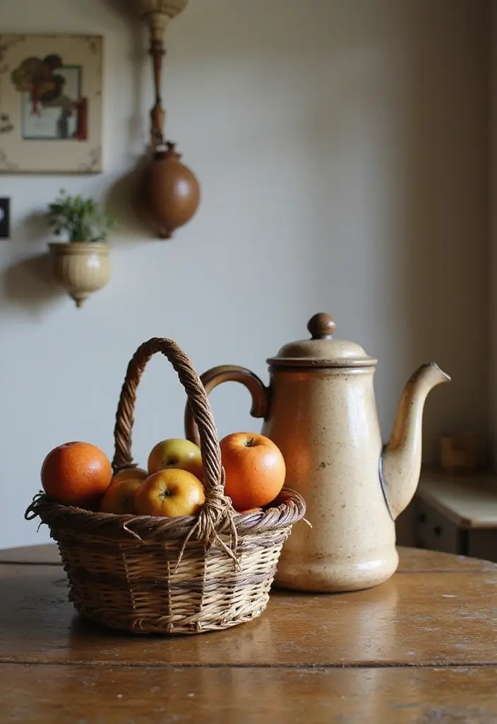 25 Stunning Kitchen Table Centerpiece Ideas That Will Leave Your Guests Speechless! - 6. Vintage Finds