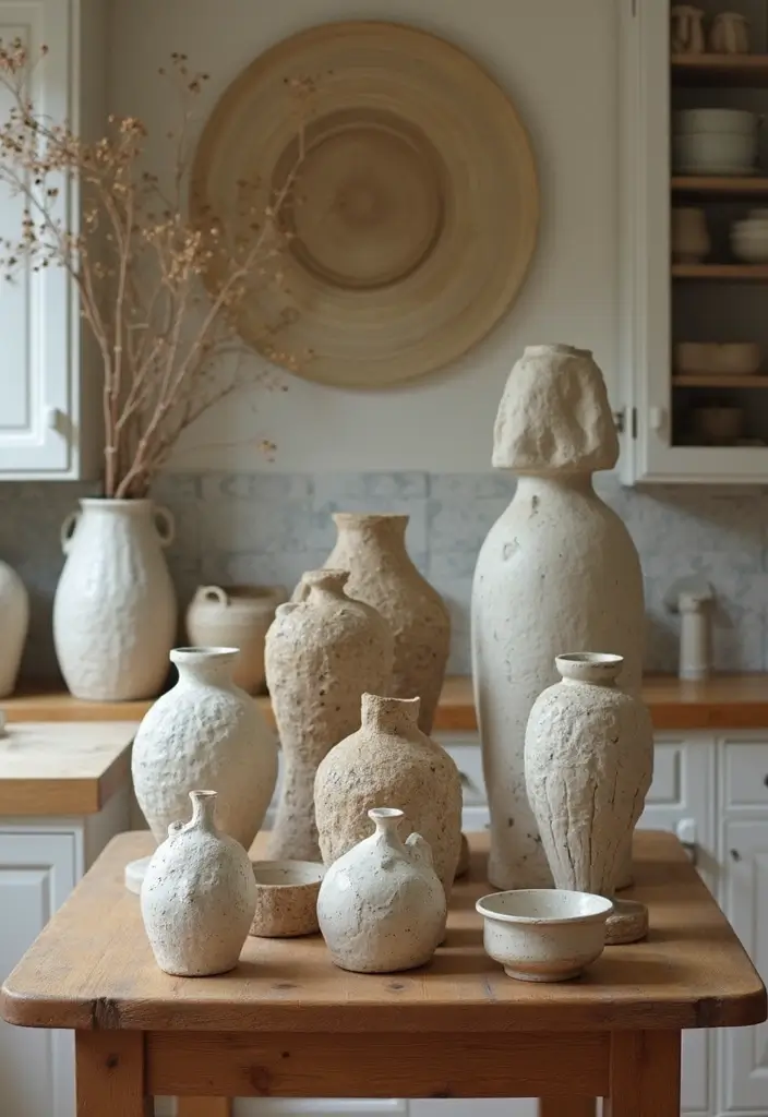 25 Stunning Kitchen Table Centerpiece Ideas That Will Leave Your Guests Speechless! - 7. Artistic Displays