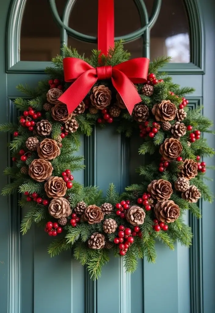 25 Stunning Outdoor Christmas Decor Ideas That Will Make Your Neighbors Jealous! - 2. Classic Christmas Wreaths