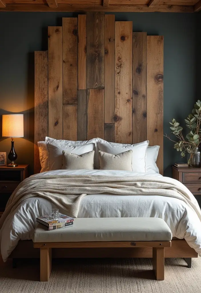 26 Cozy Bedroom Ideas for Couples That Will Ignite Your Romance (You Won't Believe #7!) - 8. Artful Headboards