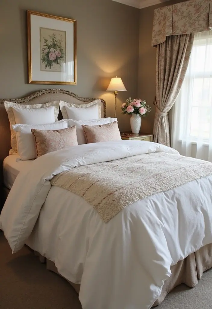 30 Romantic Bedroom Ideas for Couples That Will Ignite the Spark Again! (You Won't Believe #9!) - 10. Customized Bed Linens