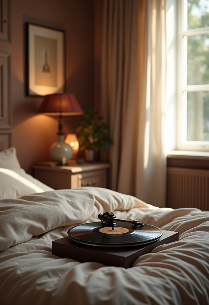 30 Romantic Bedroom Ideas for Couples That Will Ignite the Spark Again! (You Won't Believe #9!) - 21. Soft Acoustic Vibes