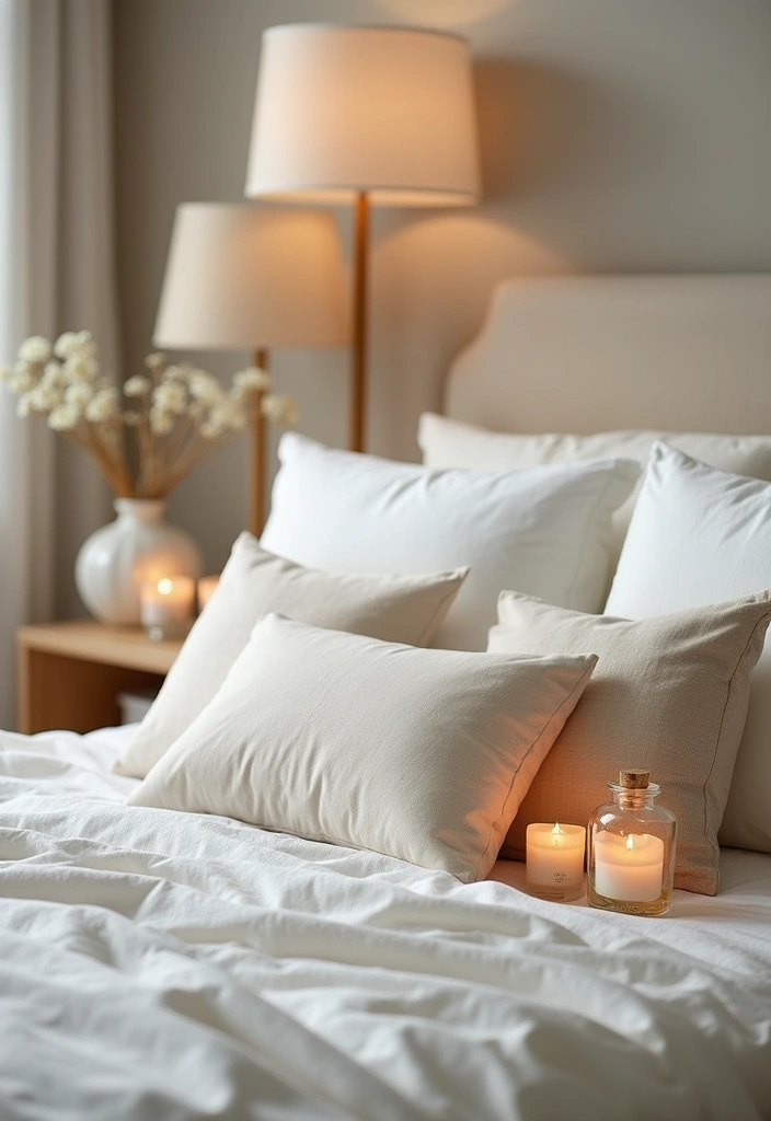30 Romantic Bedroom Ideas for Couples That Will Ignite the Spark Again! (You Won't Believe #9!) - 24. Scented Pillows