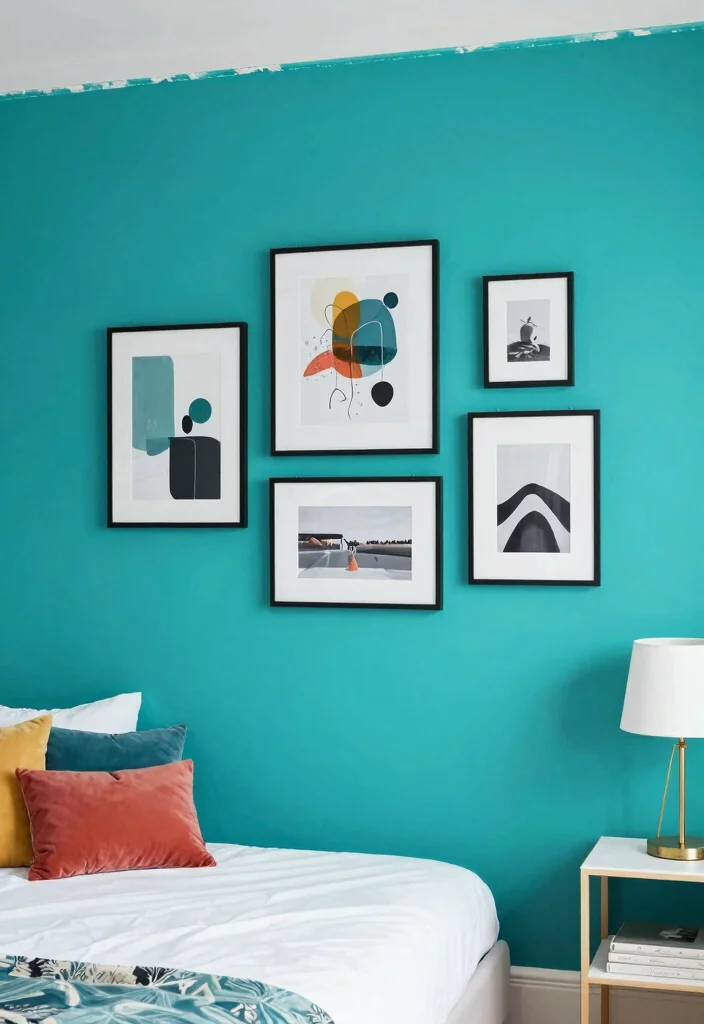 21 Jaw-Dropping Bedroom Transformations Under $200 (You Won't Believe #15!) - 1. A Splash of Color with Paint 1