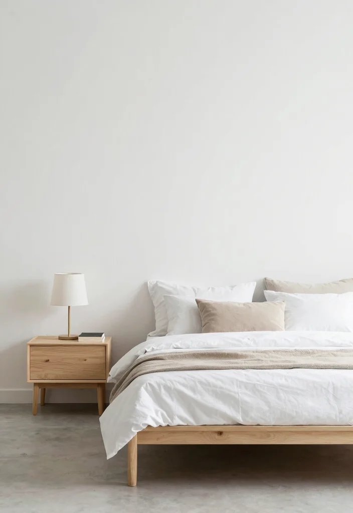 21 Jaw-Dropping Bedroom Transformations Under $200 (You Won't Believe #15!) - 12. Minimalist Charm 1