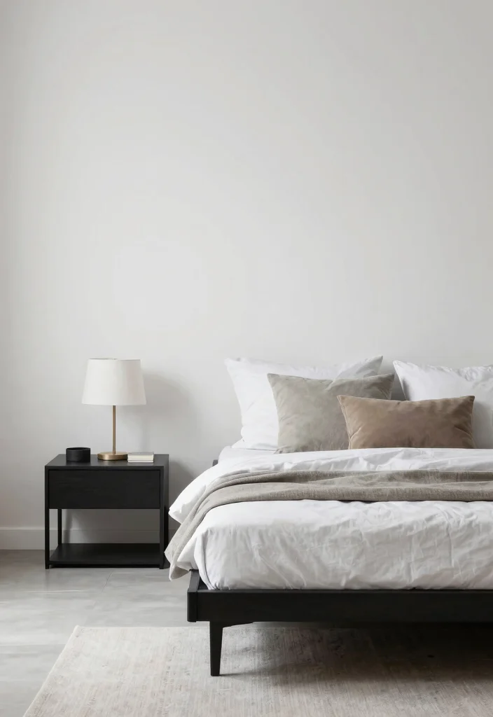 21 Jaw-Dropping Bedroom Transformations Under $200 (You Won't Believe #15!) - 12. Minimalist Charm 2