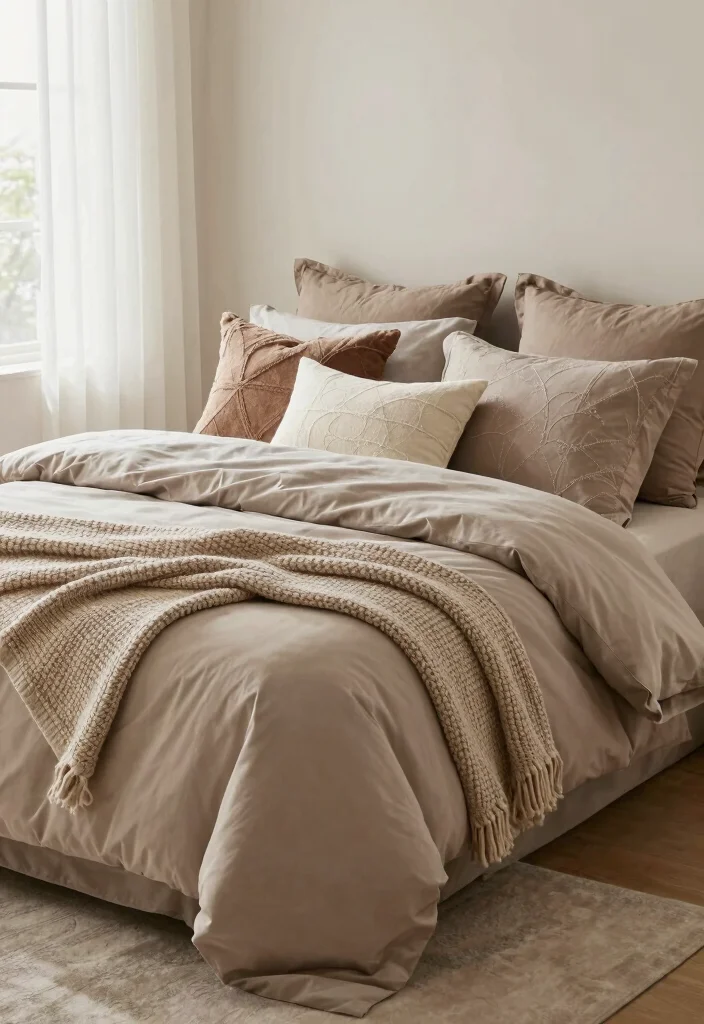 21 Jaw-Dropping Bedroom Transformations Under $200 (You Won't Believe #15!) - 4. Chic Bedding Choices 3