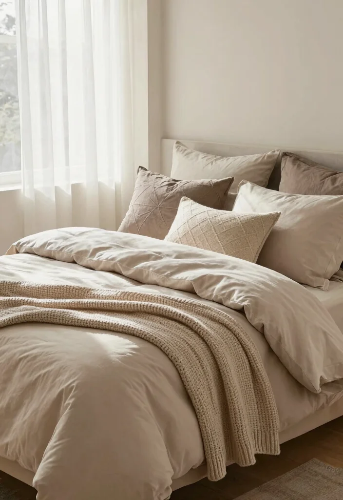 21 Jaw-Dropping Bedroom Transformations Under $200 (You Won't Believe #15!) - 4. Chic Bedding Choices 4