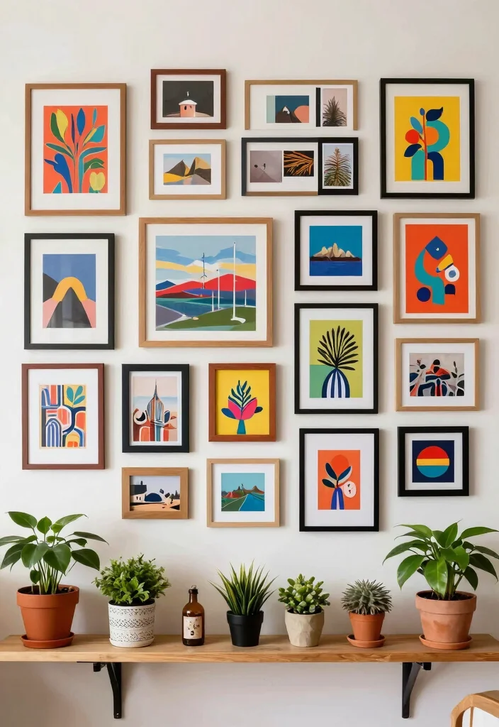 21 Jaw-Dropping Bedroom Transformations Under $200 (You Won't Believe #15!) - 6. Wall Art Wonders 2