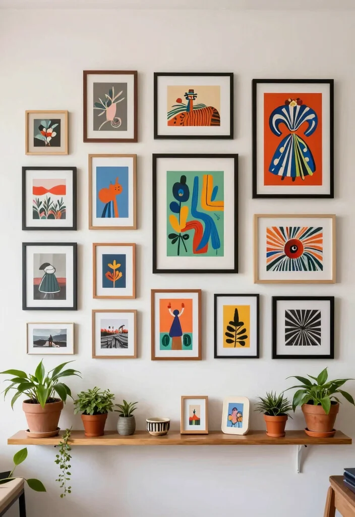 21 Jaw-Dropping Bedroom Transformations Under $200 (You Won't Believe #15!) - 6. Wall Art Wonders 4