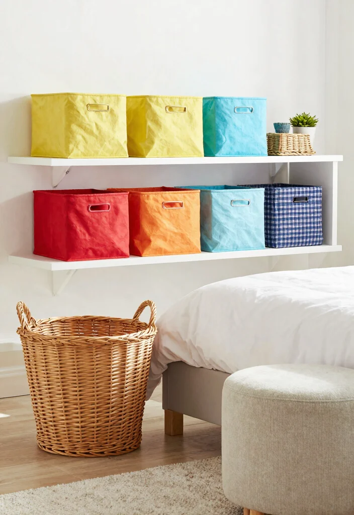 21 Jaw-Dropping Bedroom Transformations Under $200 (You Won't Believe #15!) - 8. Stylish Storage Solutions 2