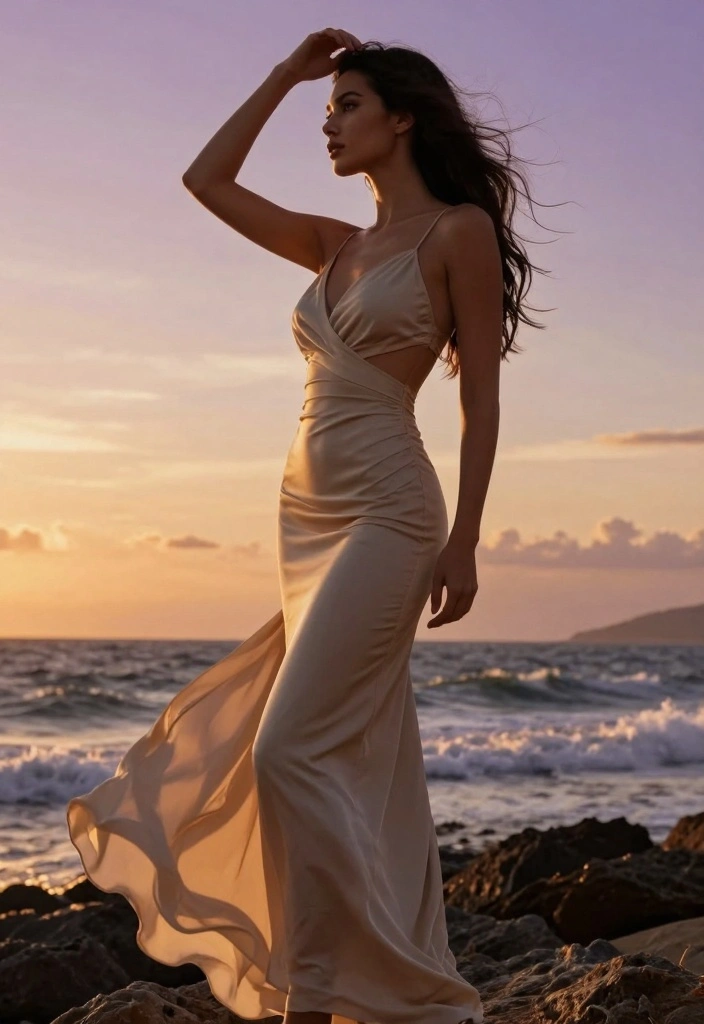 25 Pinterest-Worthy Poses for Women That Will Make You Look Like a Model! - 1. The Classic Side Pose 2