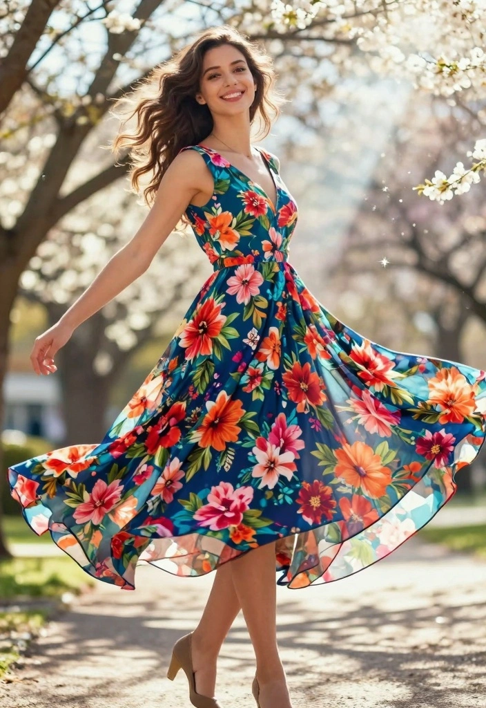 25 Pinterest-Worthy Poses for Women That Will Make You Look Like a Model! - 12. The Twirl Pose 2