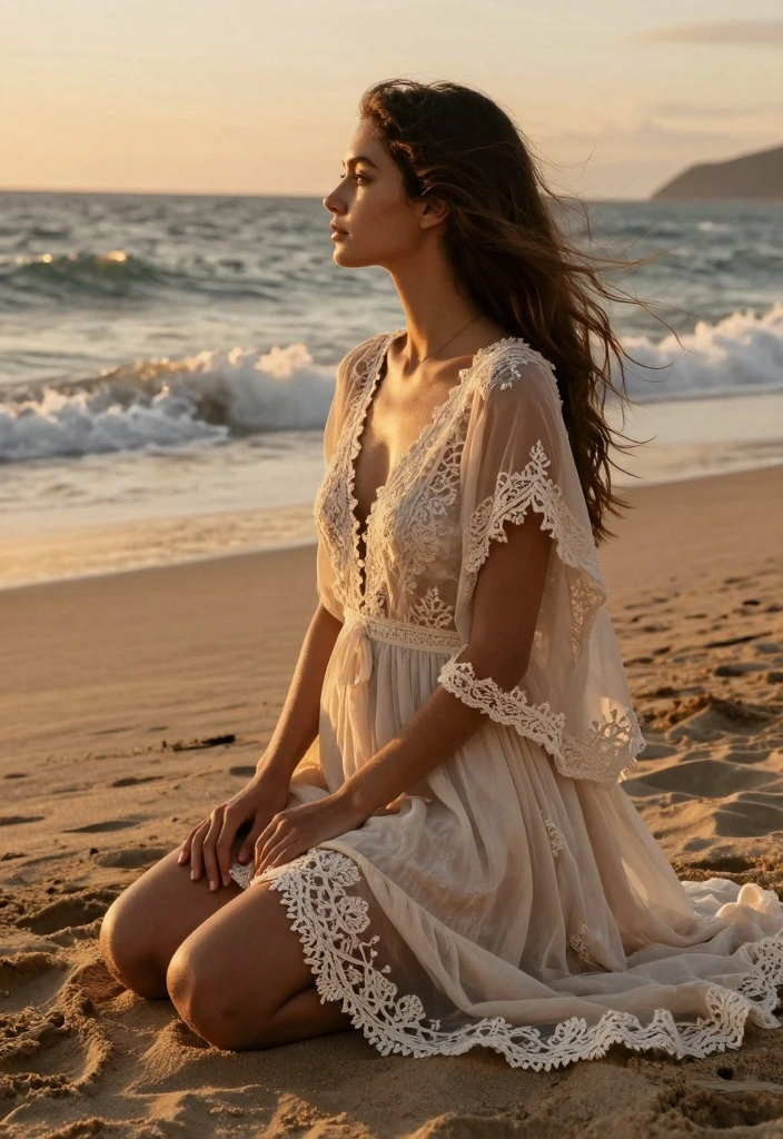 25 Pinterest-Worthy Poses for Women That Will Make You Look Like a Model! - 13. The Kneeled Pose 2