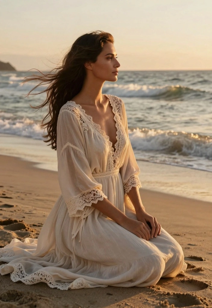 25 Pinterest-Worthy Poses for Women That Will Make You Look Like a Model! - 13. The Kneeled Pose 3