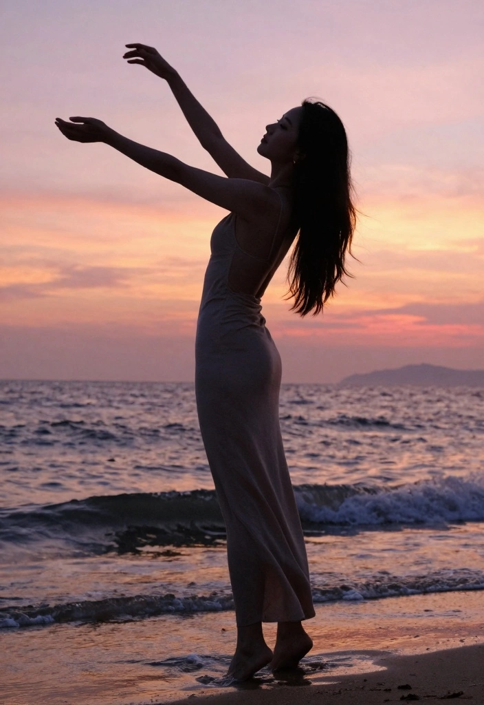 25 Pinterest-Worthy Poses for Women That Will Make You Look Like a Model! - 19. The Silhouette Pose 2