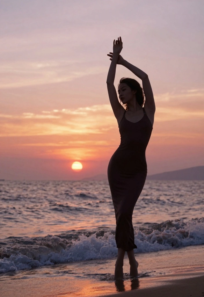 25 Pinterest-Worthy Poses for Women That Will Make You Look Like a Model! - 19. The Silhouette Pose 3