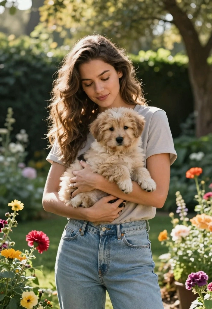 25 Pinterest-Worthy Poses for Women That Will Make You Look Like a Model! - 22. The Nurturing Pose 1