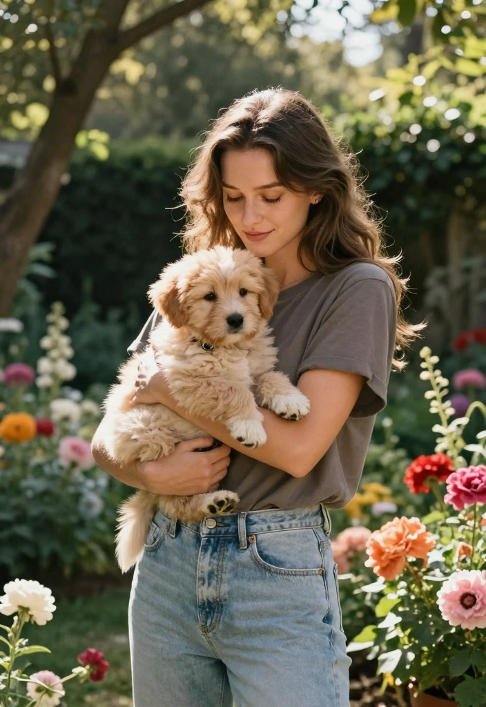 25 Pinterest-Worthy Poses for Women That Will Make You Look Like a Model! - 22. The Nurturing Pose 2