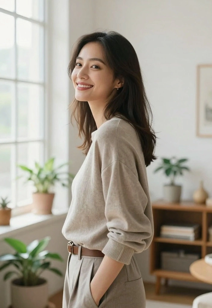 25 Pinterest-Worthy Poses for Women That Will Make You Look Like a Model! - 23. The Flattering Angle Pose 1