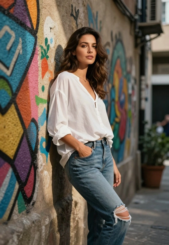 25 Pinterest-Worthy Poses for Women That Will Make You Look Like a Model! - 5. The Leaning Pose 1