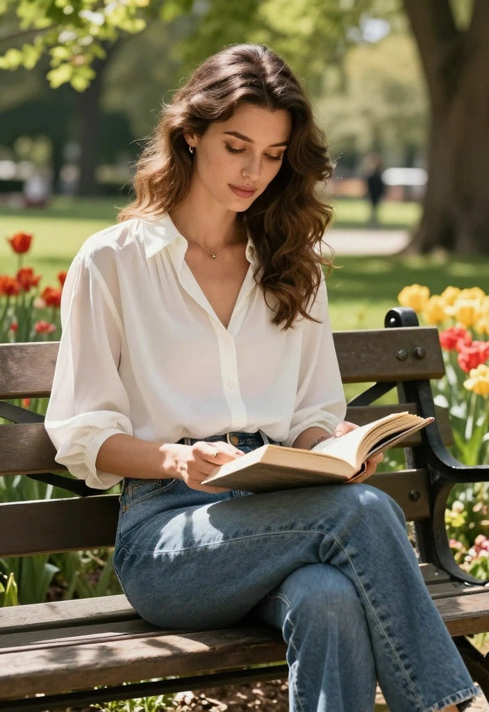 25 Pinterest-Worthy Poses for Women That Will Make You Look Like a Model! - 7. The Sitting Pose 1