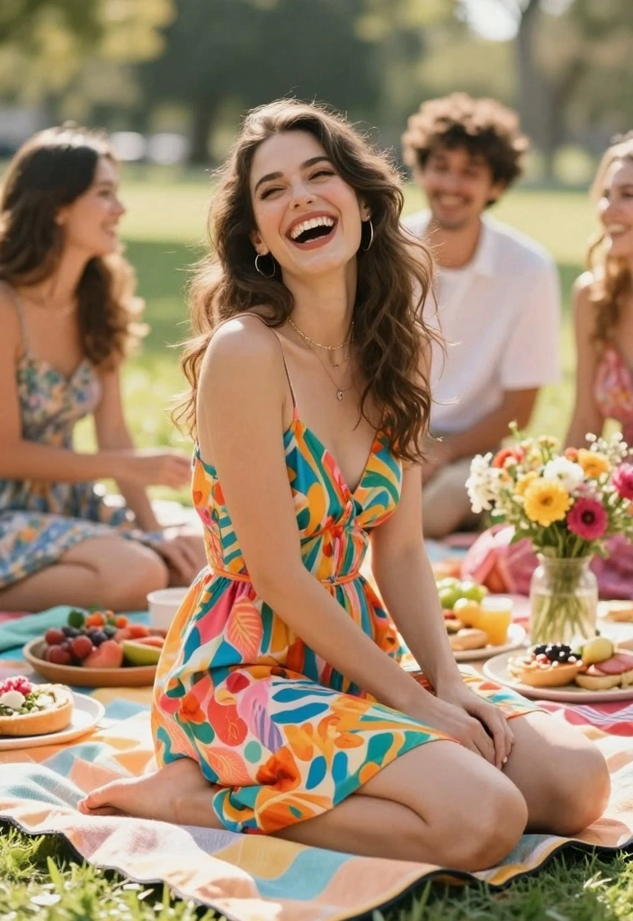 25 Pinterest-Worthy Poses for Women That Will Make You Look Like a Model! - 9. The Candid Laugh Pose 2