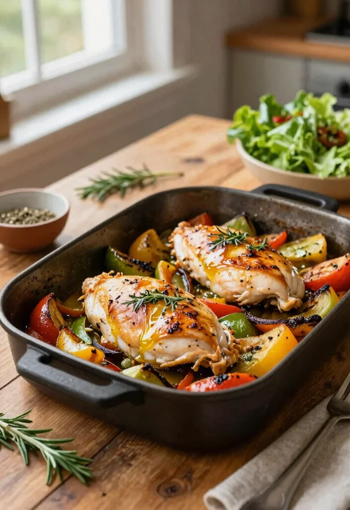 10 Easy Recipes Anyone Can Make at Home - 1. One-Pan Chicken and Veggies 1