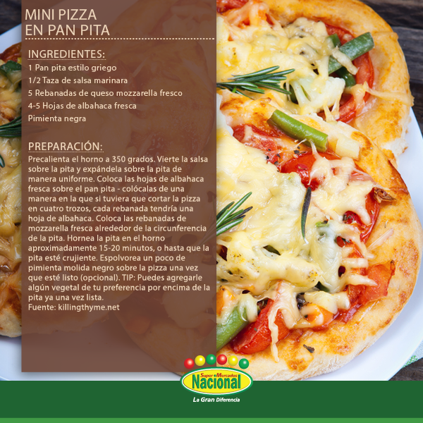 10 Easy Recipes Anyone Can Make at Home - 8. Mini Pita Pizzas 1