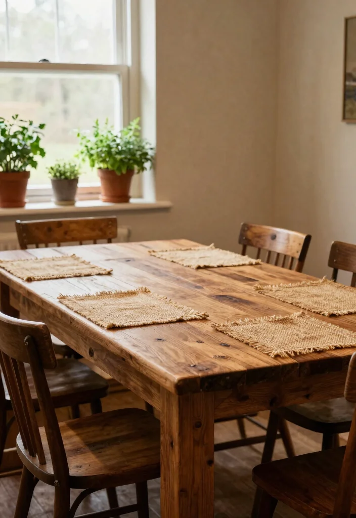 12 Eco-Friendly Decor Ideas That Are Stylish and Sustainable (Your Home Will Thank You for #6!) - 1. Reclaimed Wood Furniture 1