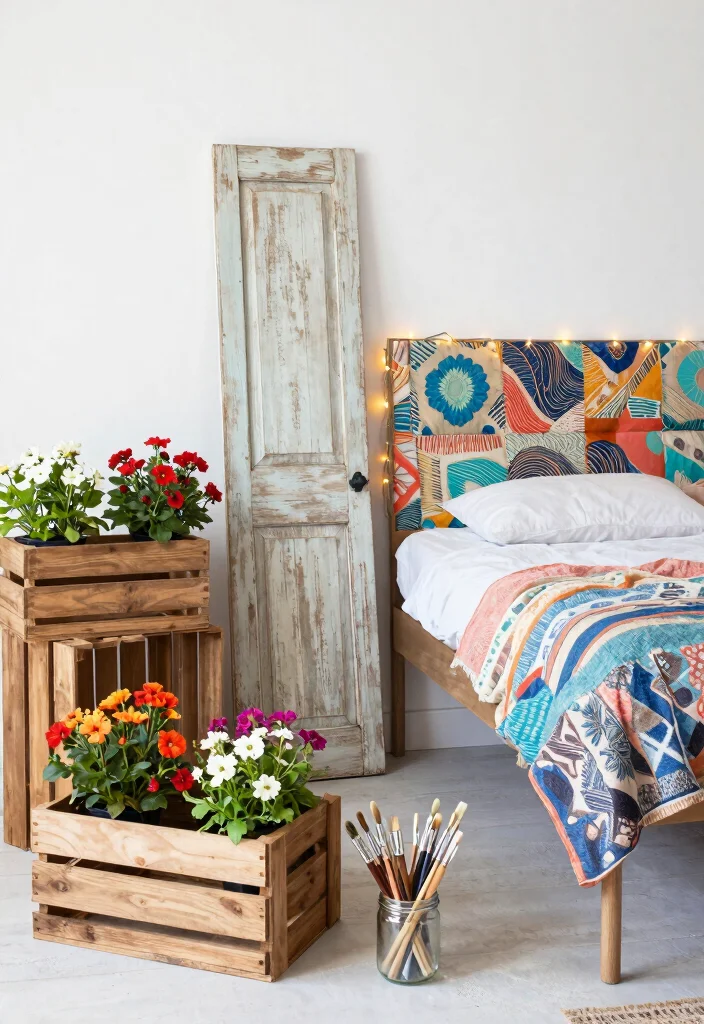 12 Eco-Friendly Decor Ideas That Are Stylish and Sustainable (Your Home Will Thank You for #6!) - 2. Upcycled Decor 1