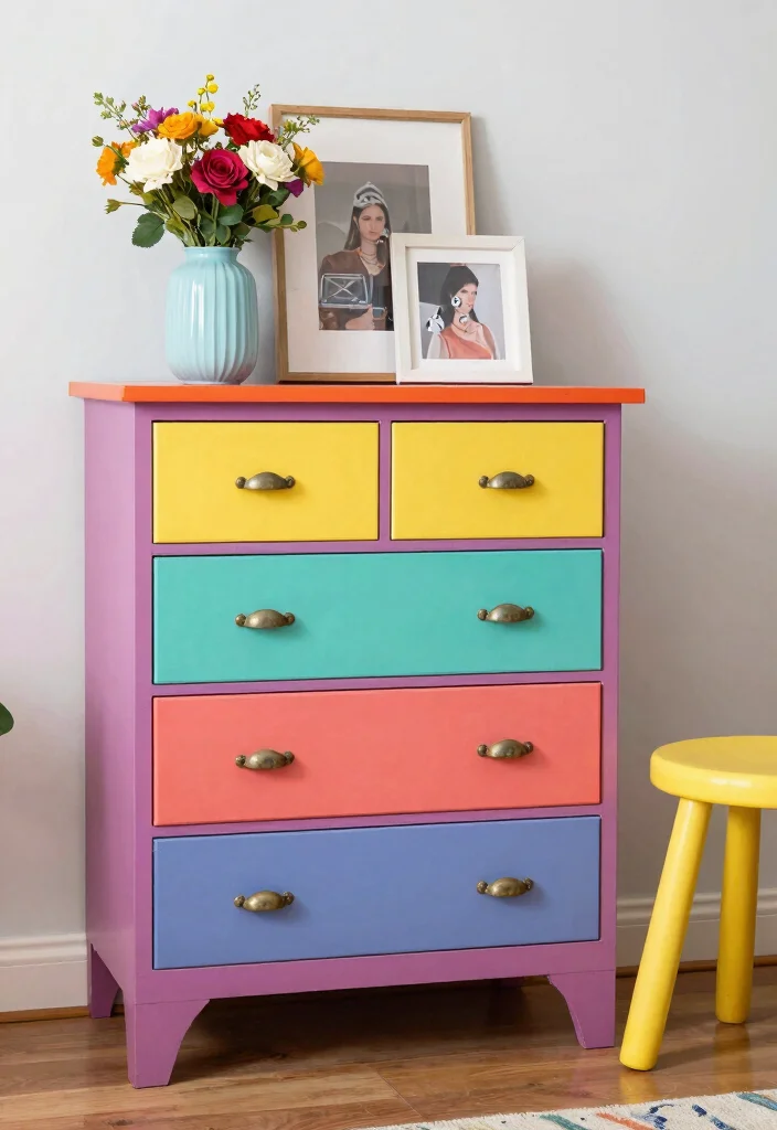 15 Stunning Bedroom Makeovers Under $200 (You’ll Be Shocked by #9!) - 8. Upcycled Furniture Pieces 1