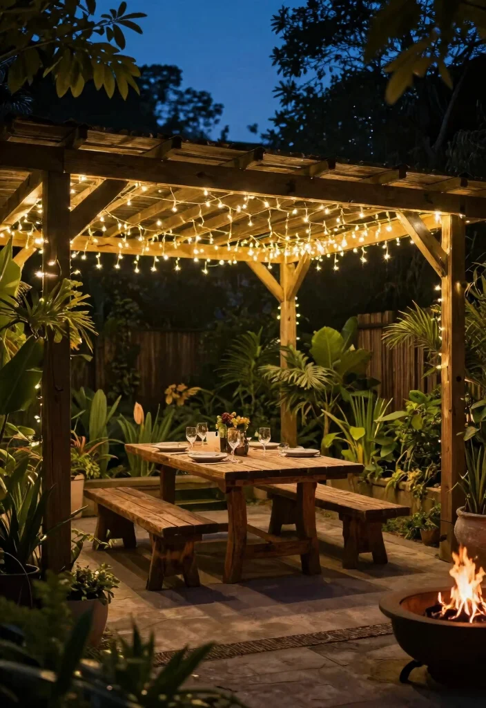18 Jaw-Dropping Backyard Decor Ideas That'll Turn Your Yard into a Paradise! - 1. Enchanting Fairy Lights 1