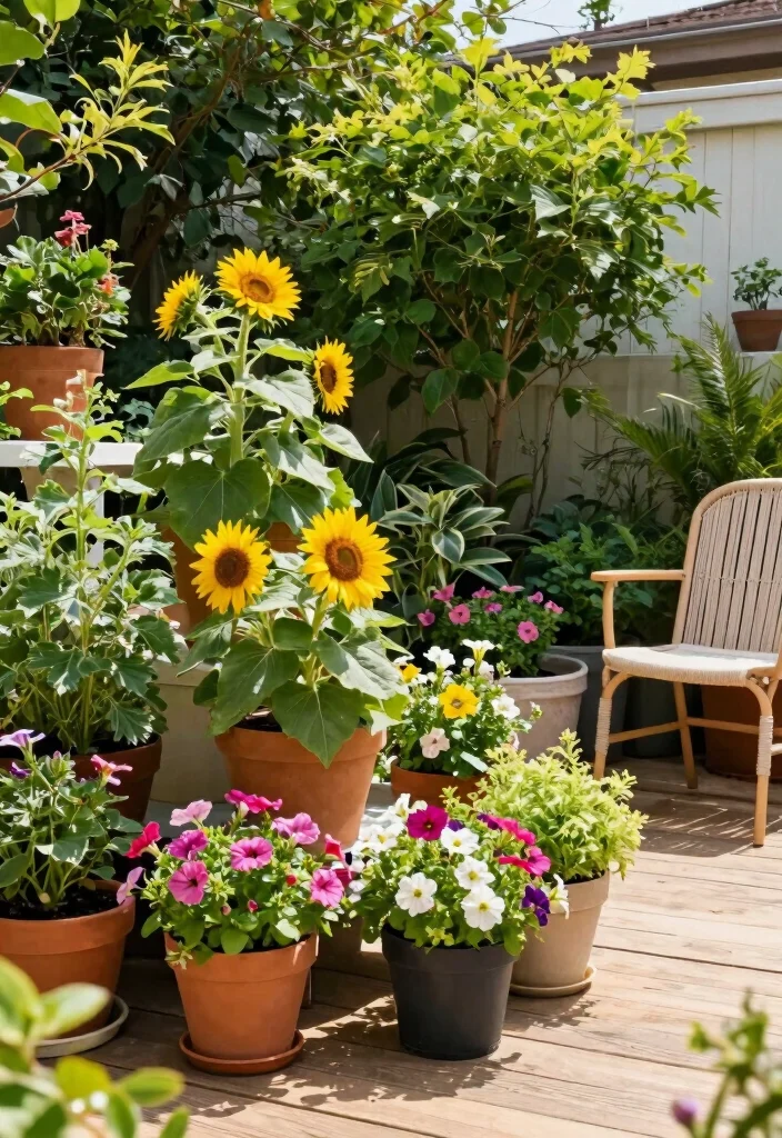 18 Jaw-Dropping Backyard Decor Ideas That'll Turn Your Yard into a Paradise! - 3. Vibrant Potted Plants 1