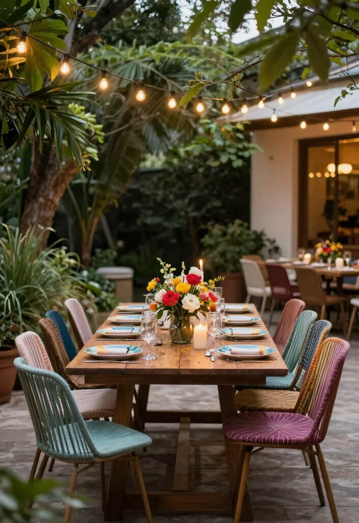 18 Jaw-Dropping Backyard Decor Ideas That'll Turn Your Yard into a Paradise! - 6. Outdoor Dining Area 1