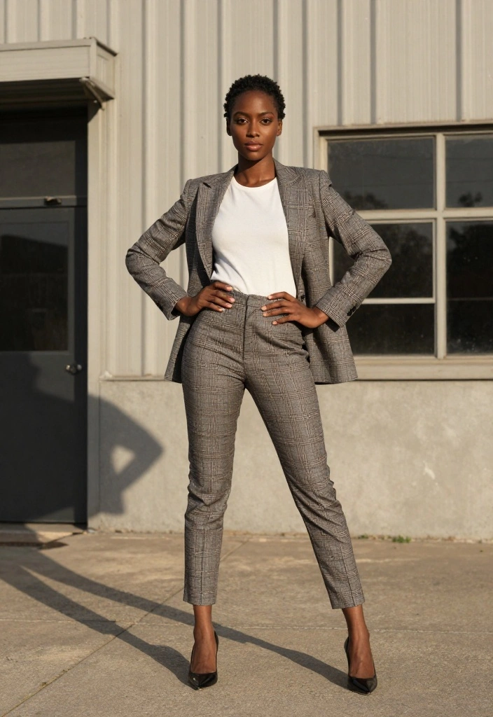 25 Pinterest-Worthy Poses for Women That Will Make You Look Like a Model! - 12. The Hands-on-Hips Power Pose 1