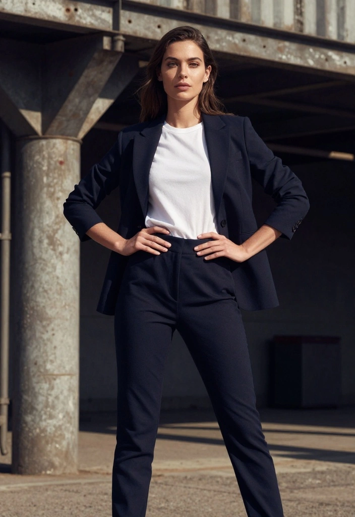 25 Pinterest-Worthy Poses for Women That Will Make You Look Like a Model! - 12. The Hands-on-Hips Power Pose 2